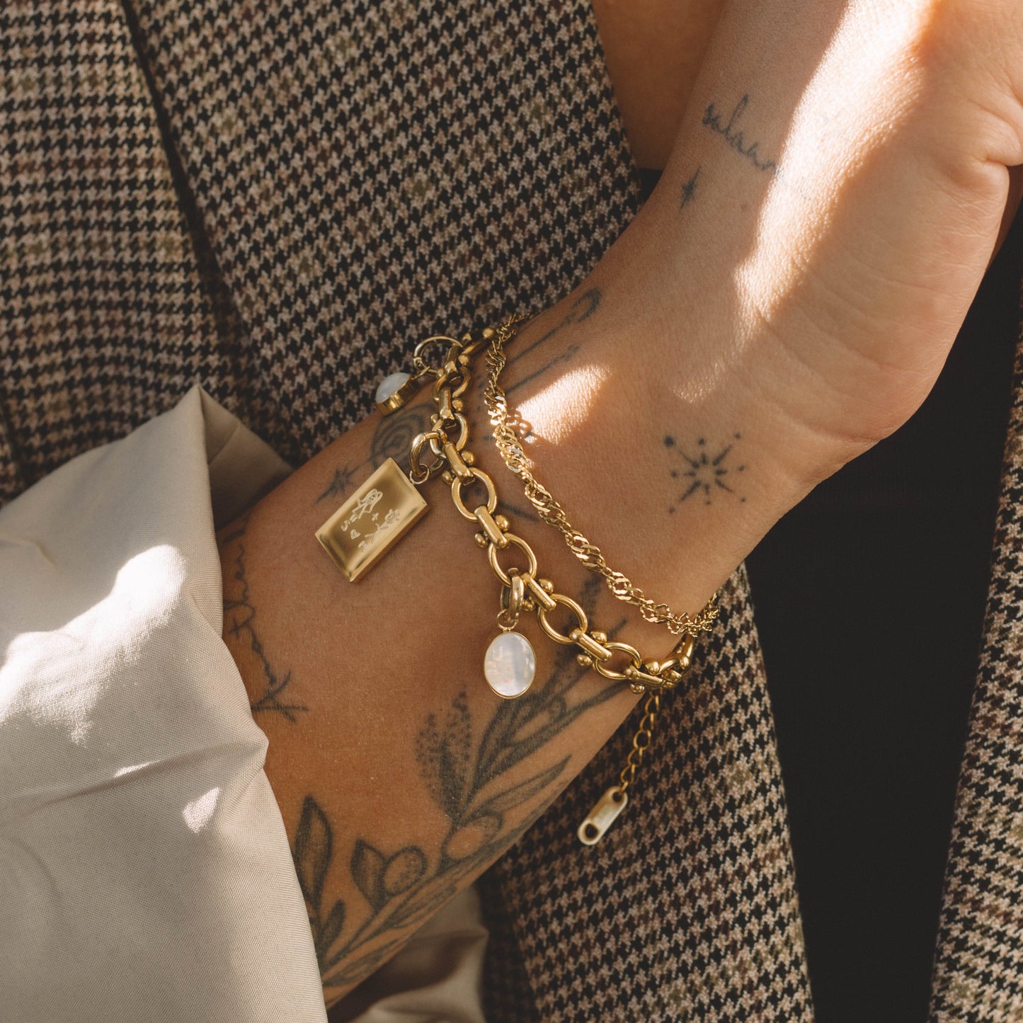 Bracelet à Mailles Ovales