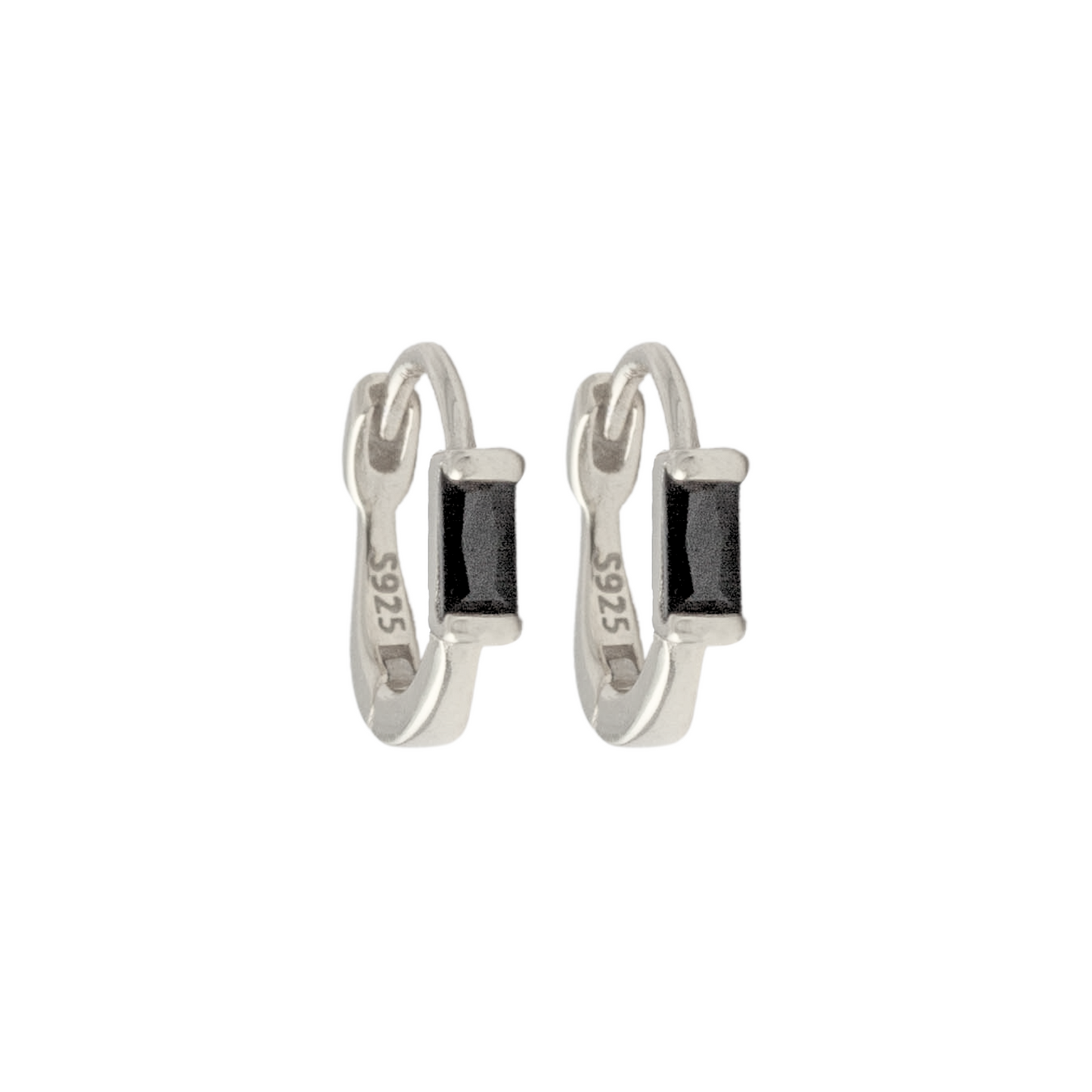 Onyx Hoops