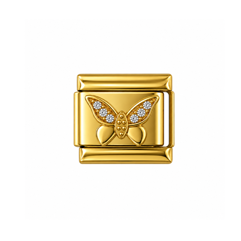 Maille Papillon Zircons