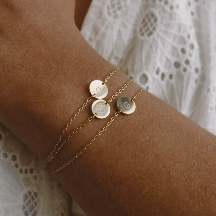 Bracelet with Round Medallion - W01