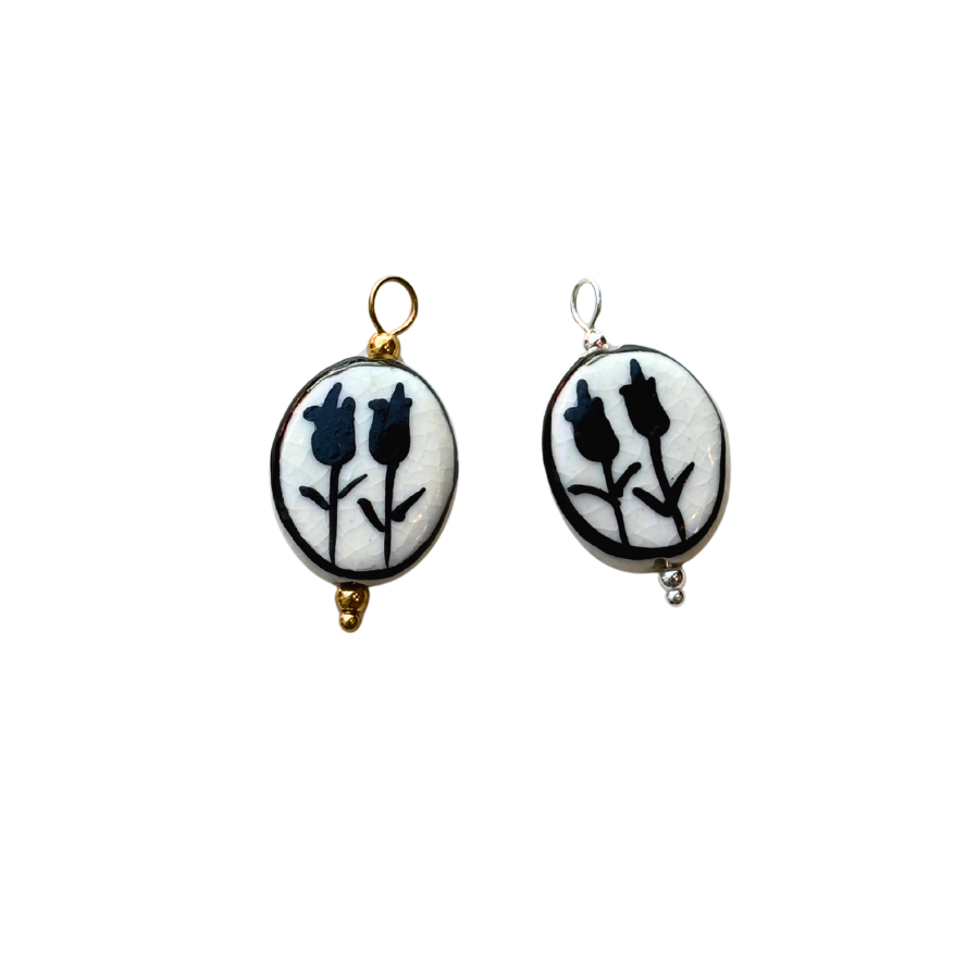 Porcelaine tulipe noir