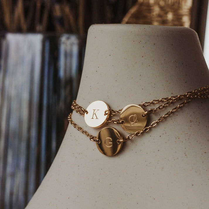 Bracelet Avec Médaillon Rond WA925