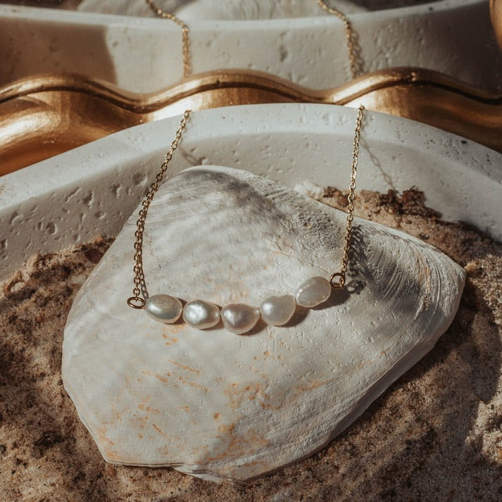 Collier De Perles Minimaliste