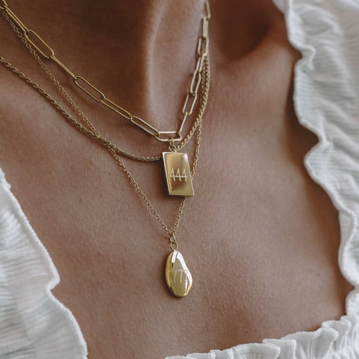 Médaillon Ovale Irrégulier - Verso - W01