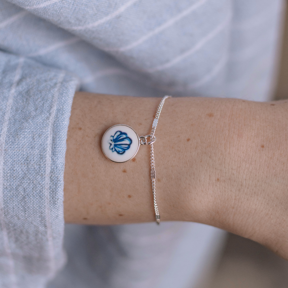 Blue Bead Bracelet