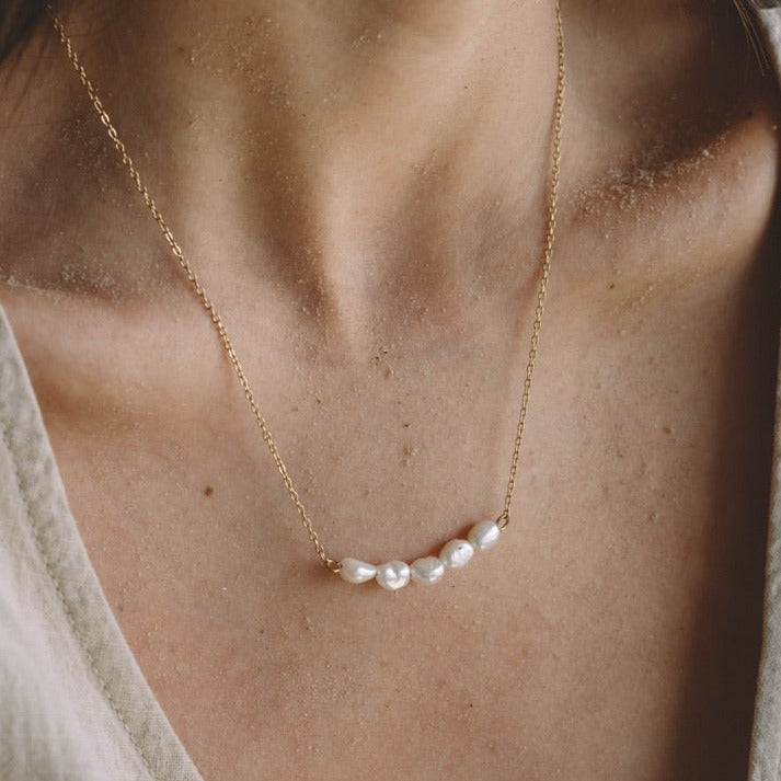 Collier De Perles Minimaliste