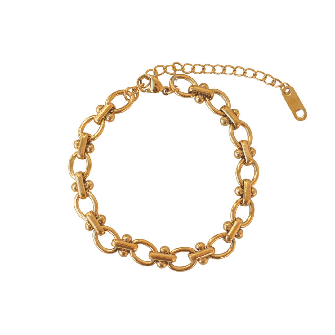 Bracelet à Mailles Ovales