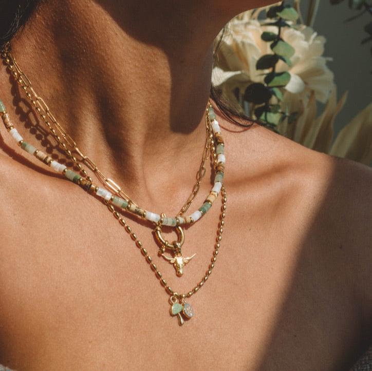 Oval Bead Necklace