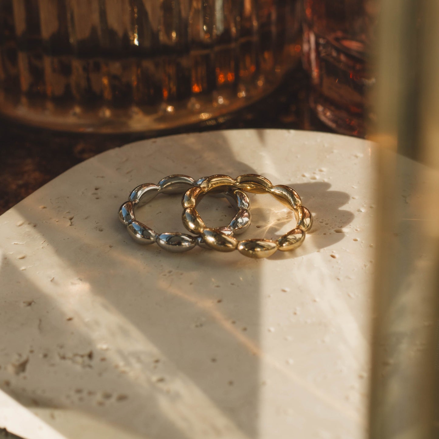 Bague à billes bombées