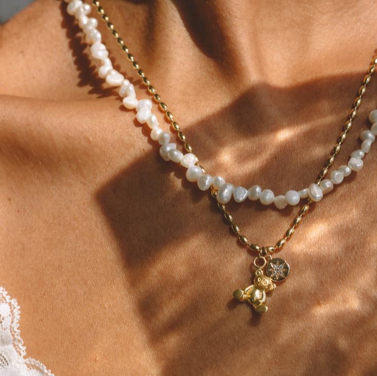 Oval Bead Necklace