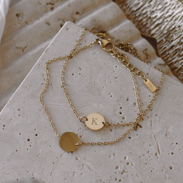 Bracelet Avec Médaillon Rond WA925