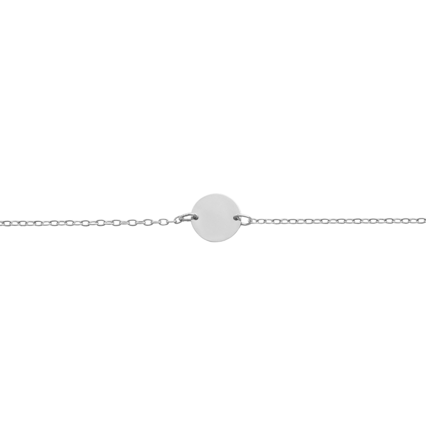 Bracelet with Round Medallion - Back - WA925