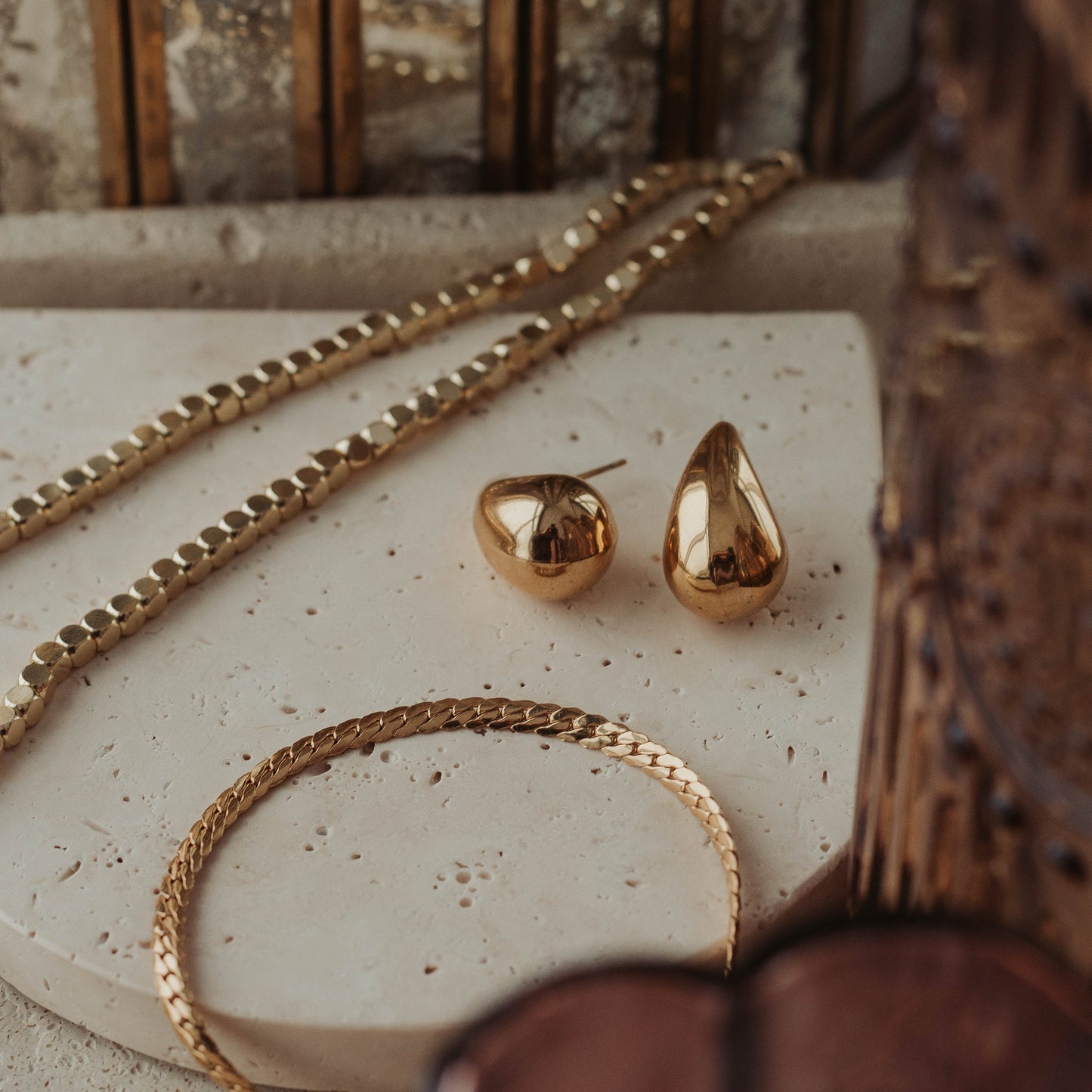 Boucles d'oreilles Goutte