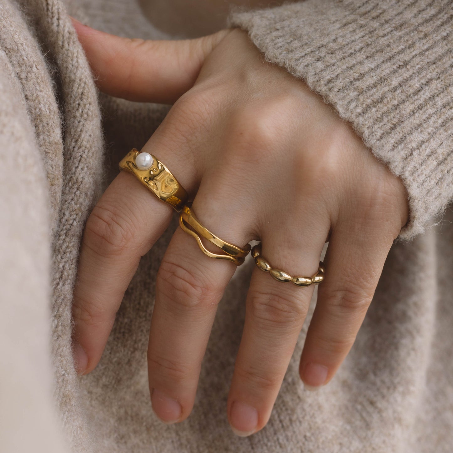 Bague à billes bombées