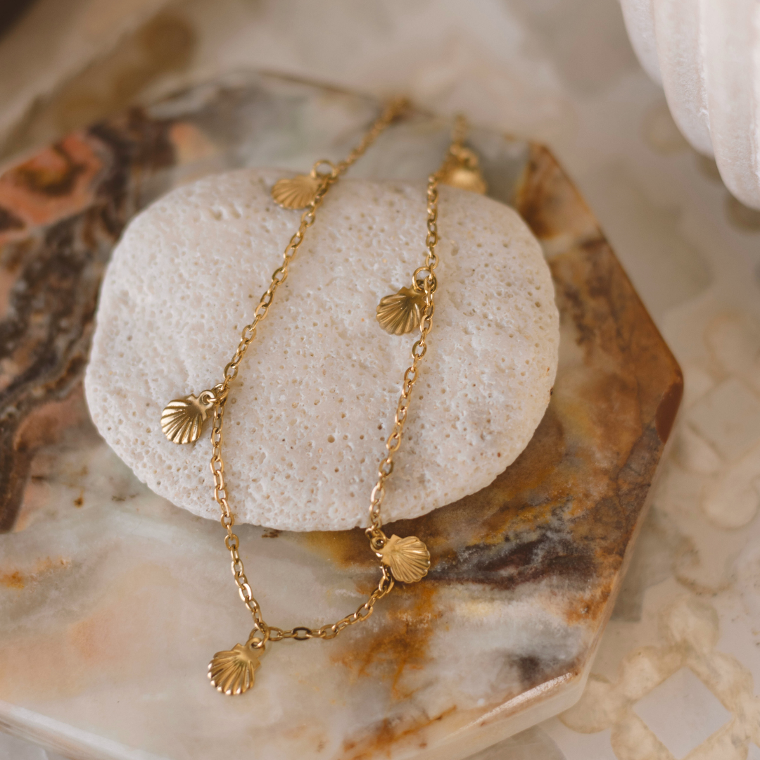 Bracelet De Cheville Petits Coquillages