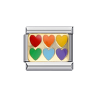 Maille Coeurs Arc-en-Ciel