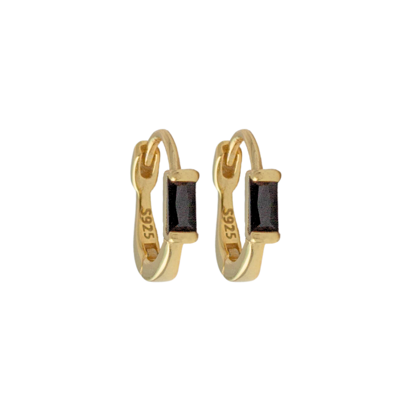 Onyx Hoops