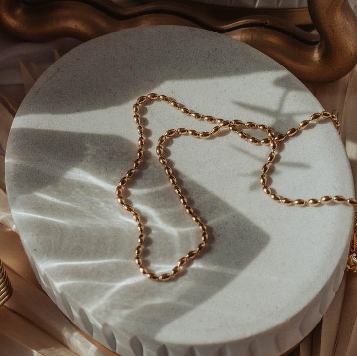 Oval Bead Necklace