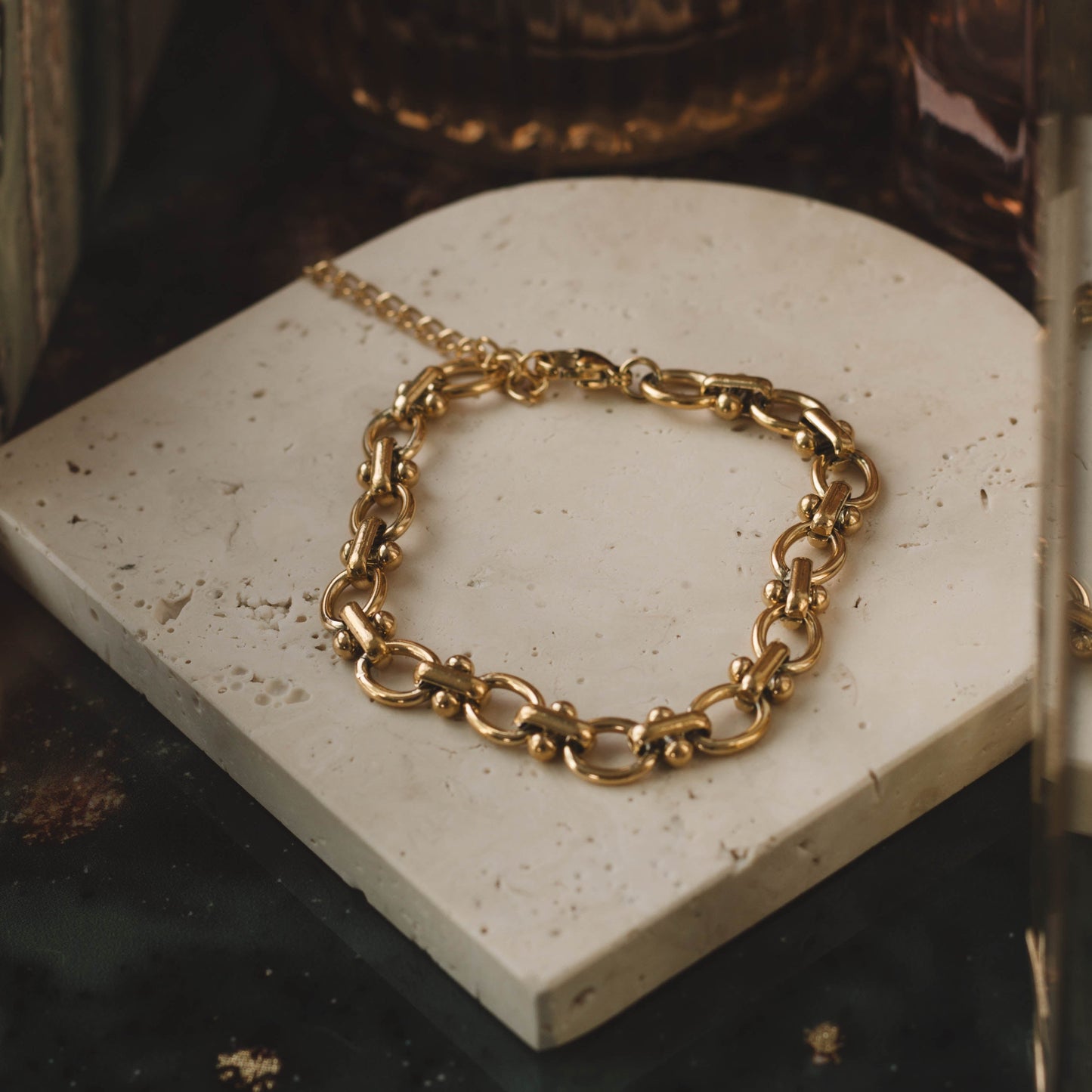 Bracelet à Mailles Ovales