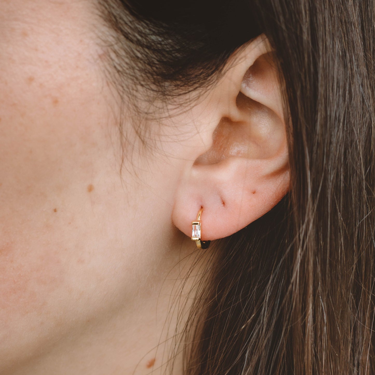 Rectangular Zirconia Hoops