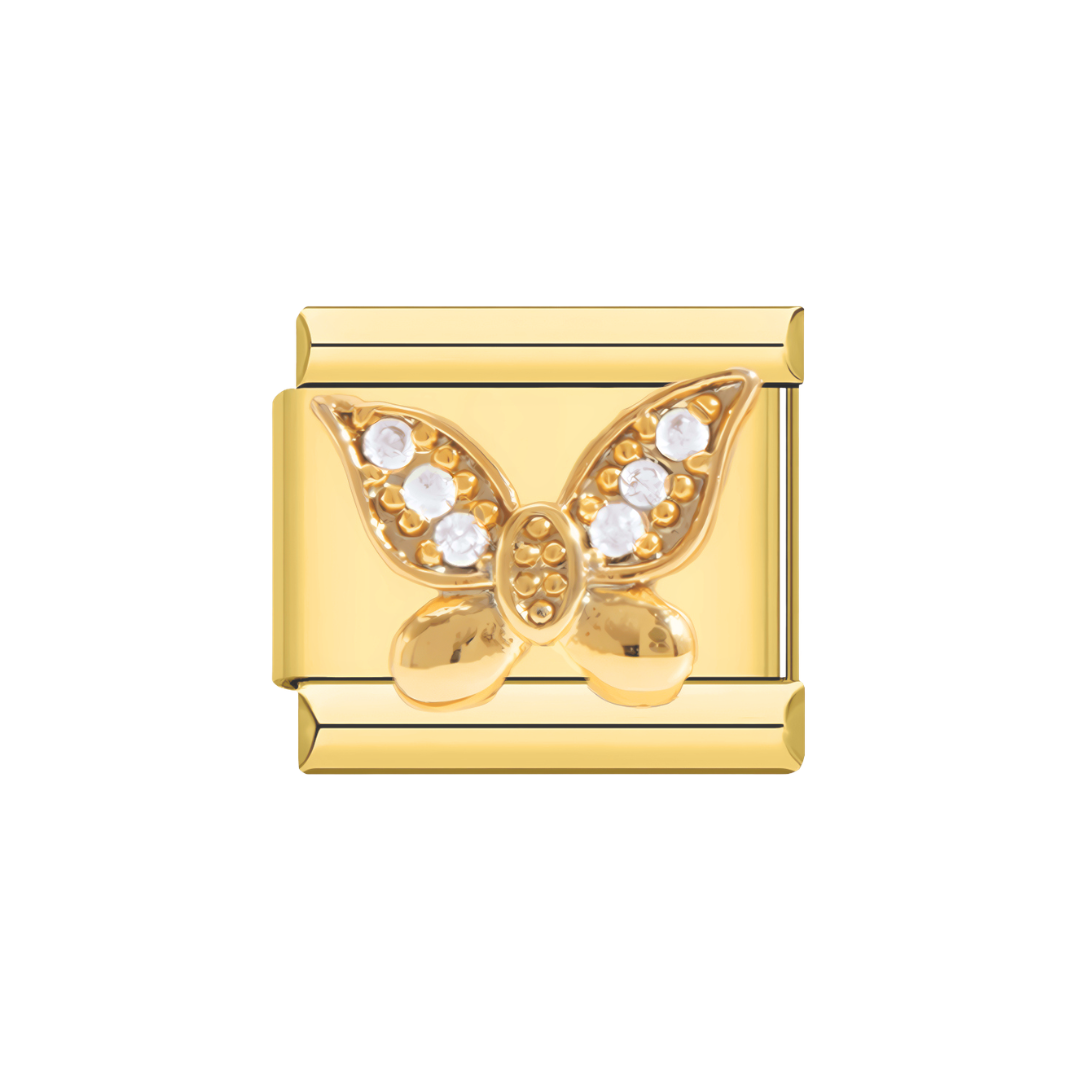 Maille Papillon avec Zircons