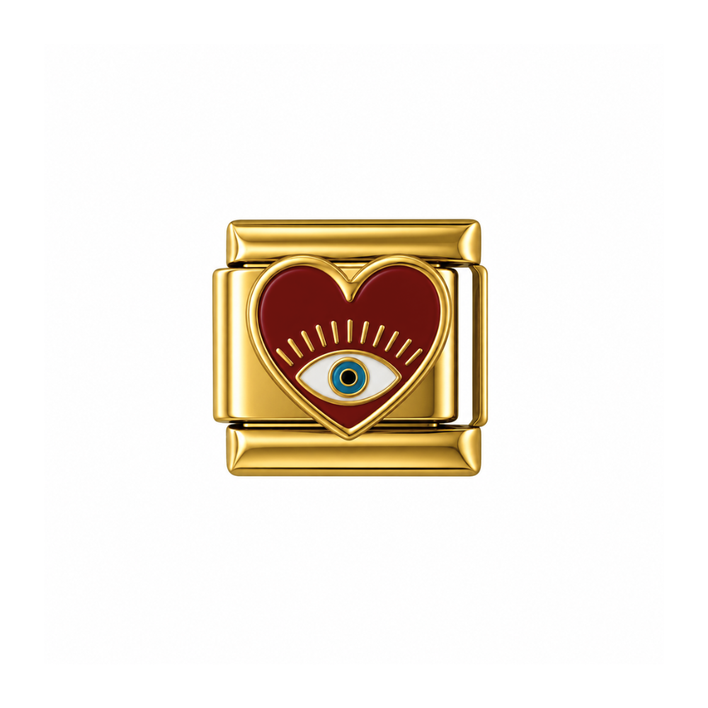 Maille Coeur Oeil de Protection