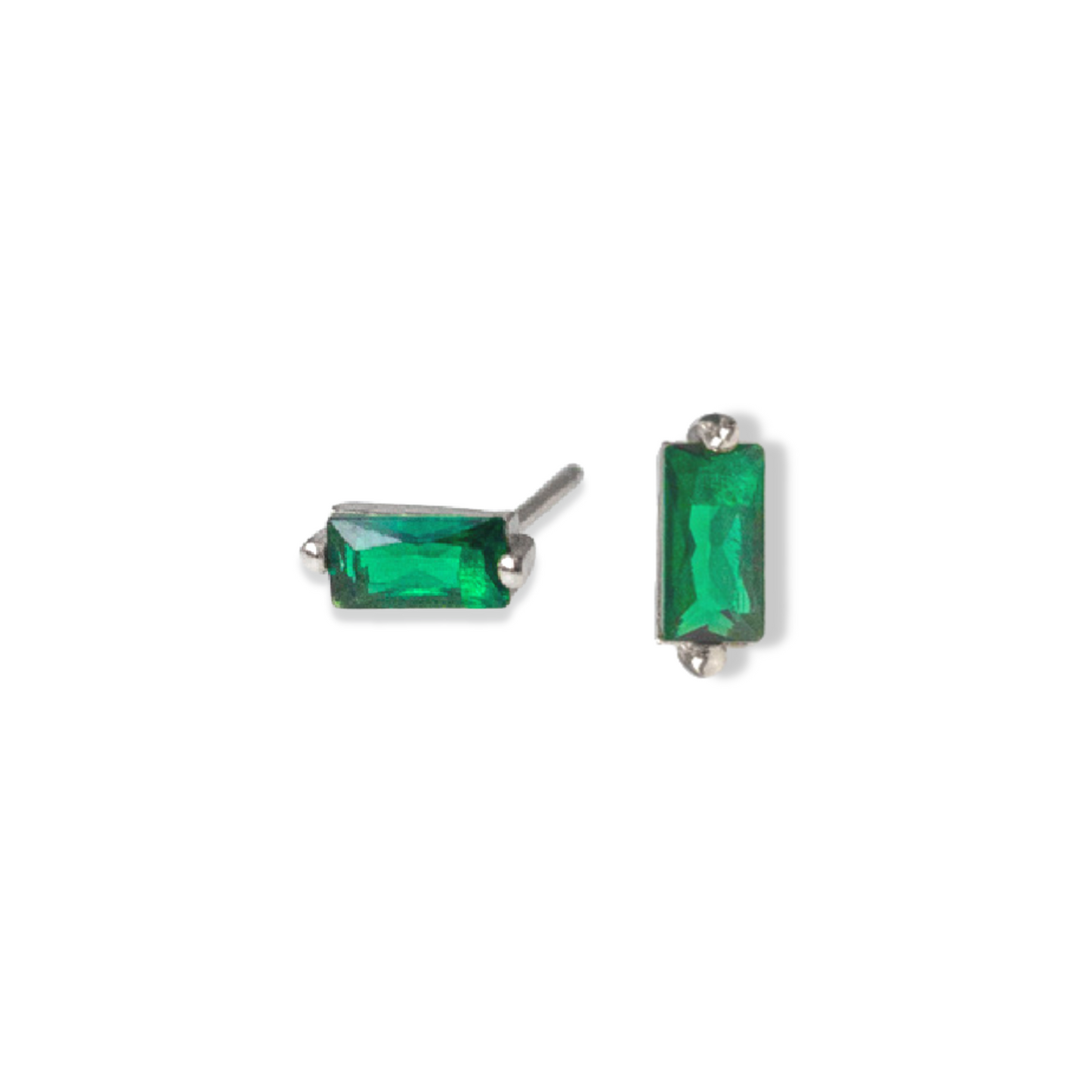 Emerald Green Studs