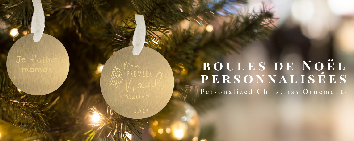 Boules de Noël Personnalisées