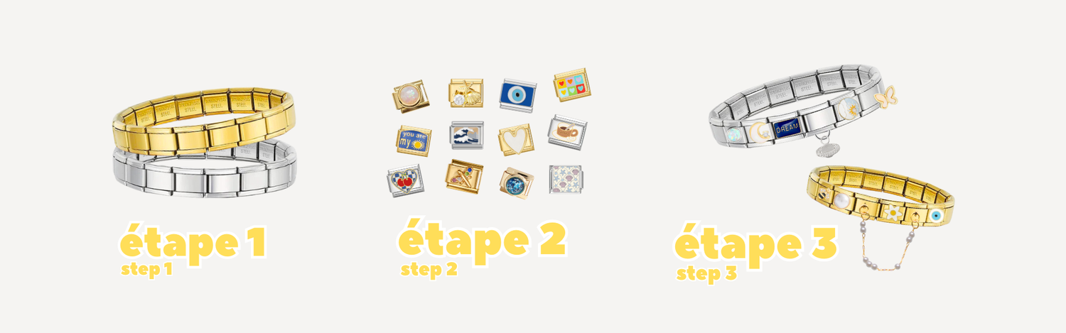 Bracelets à Breloques Italiens