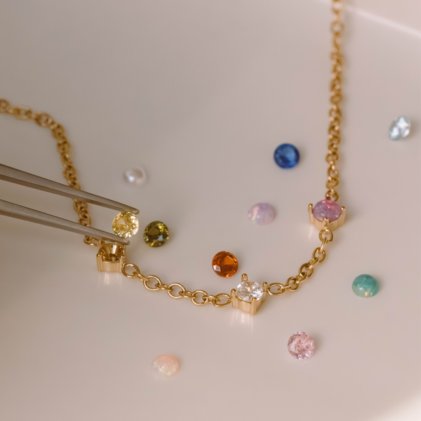 Bracelet de Quatre Pierres Personnalisable