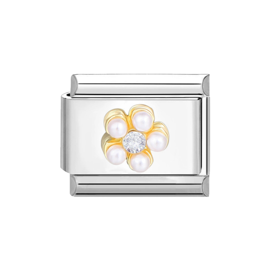 Maille Fleur Perlée