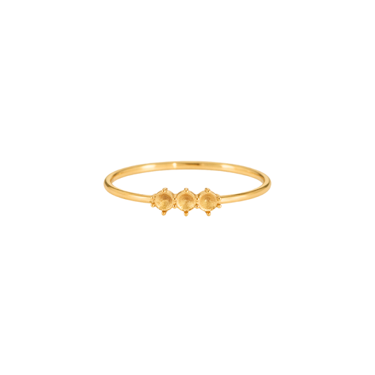 Customizable Three-Stone Ring