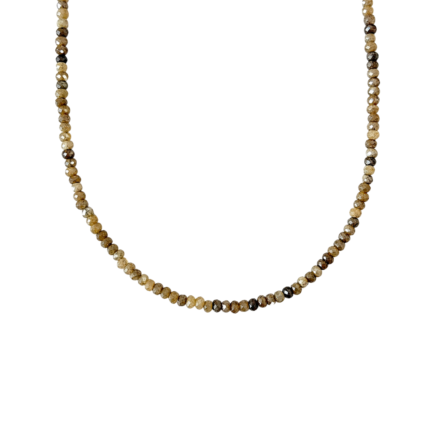 Collier de Billes Taupes