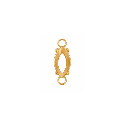 Customizable Marquise-Cut Stone Connector