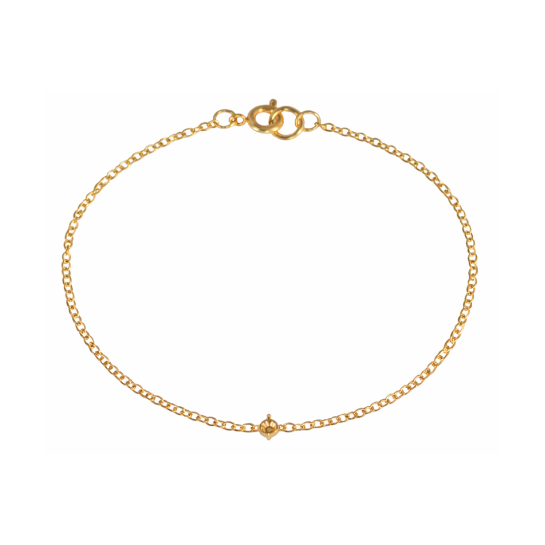 Bracelet de Une Pierre Personnalisable