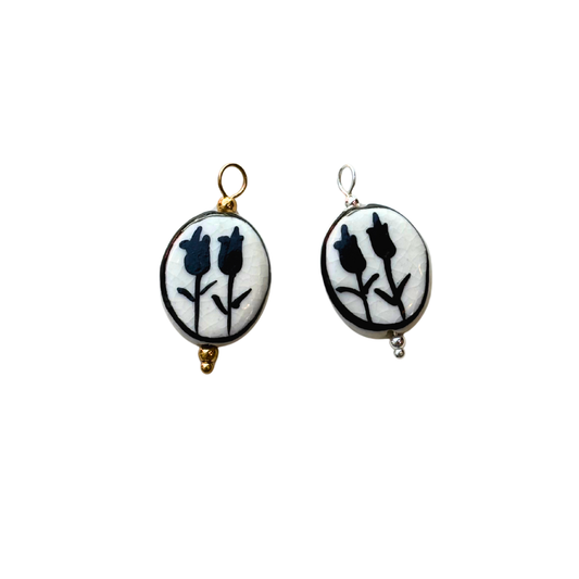 Porcelaine tulipe noir