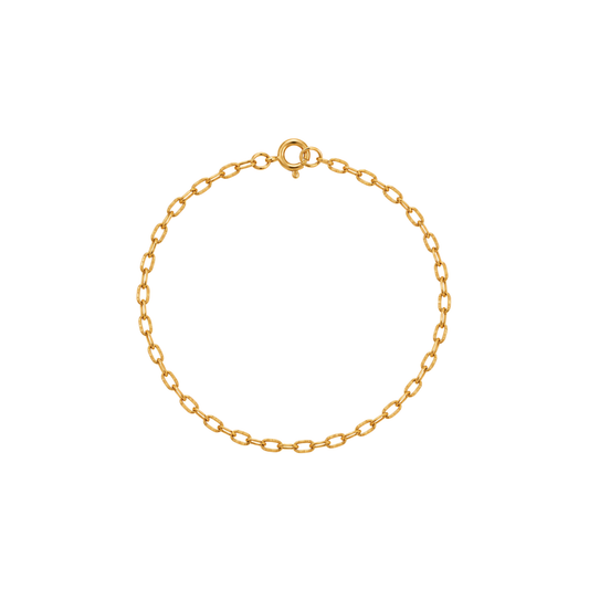 Mini Textured Paperclip Bracelet