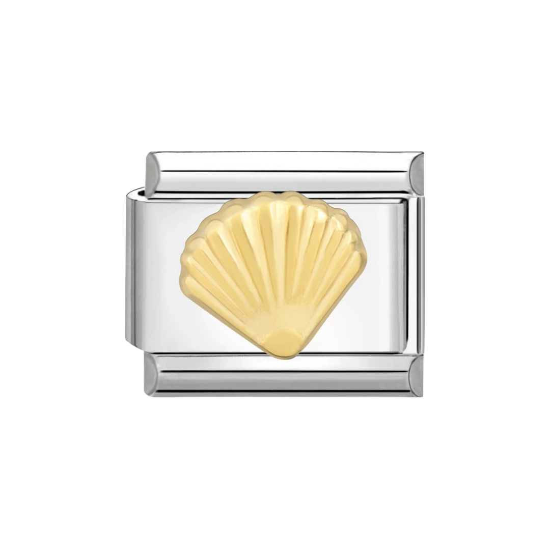 Gold Seashell Charm