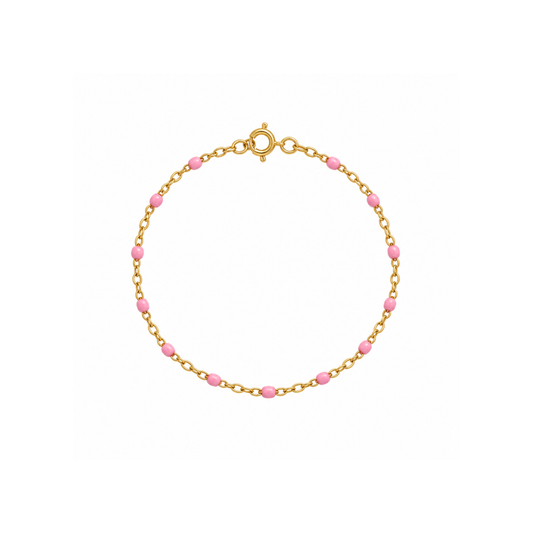 Bracelet De Cheville à Billes Rose