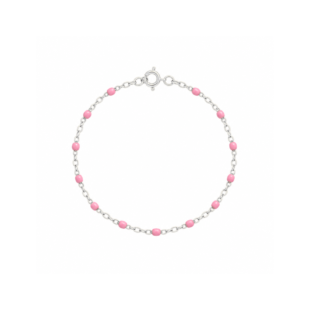 Bracelet De Cheville à Billes Rose