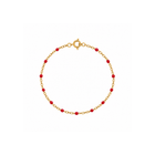Bracelet à Billes Rouge