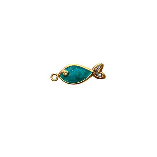 Poisson bleu/vert