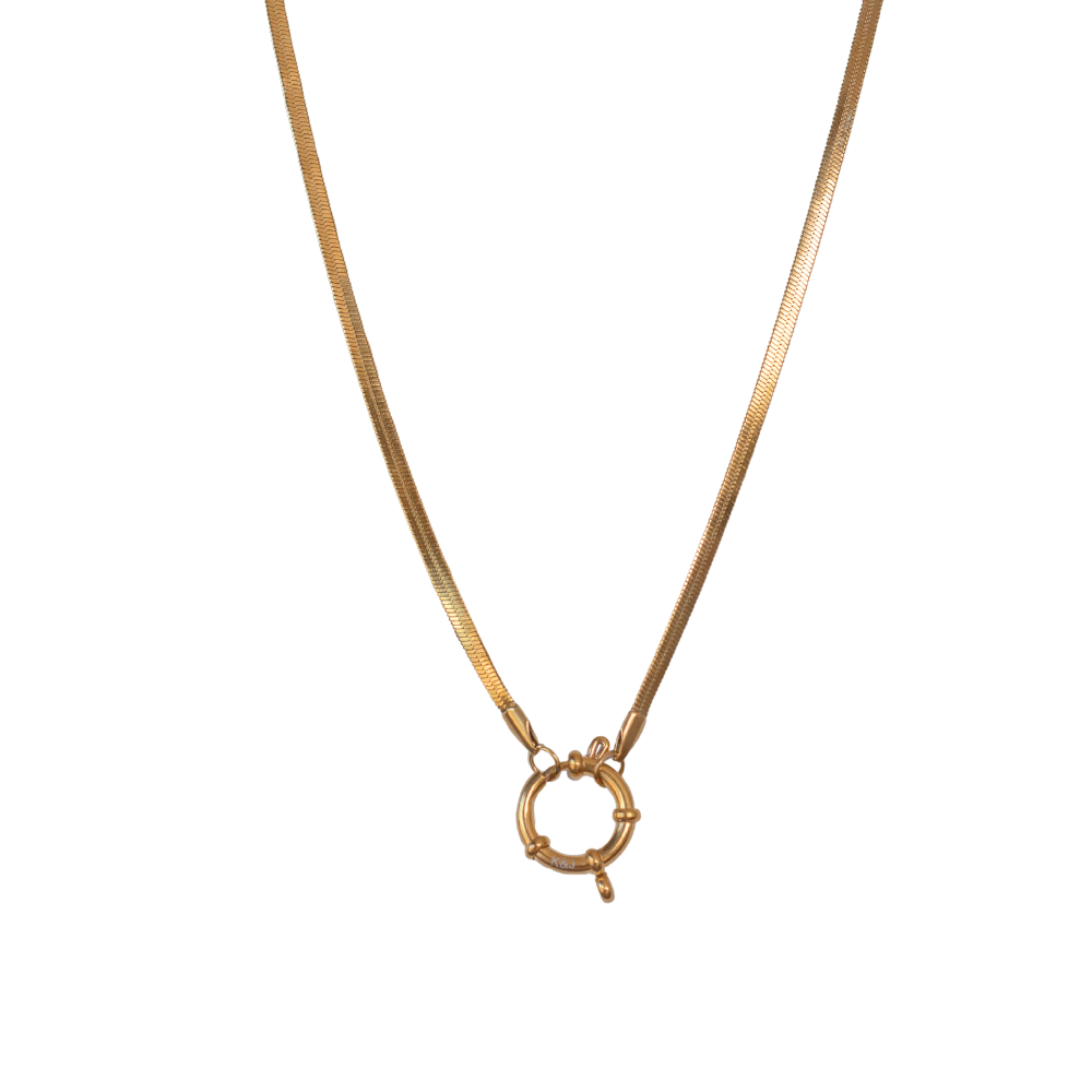 Herringbone Charm Chain