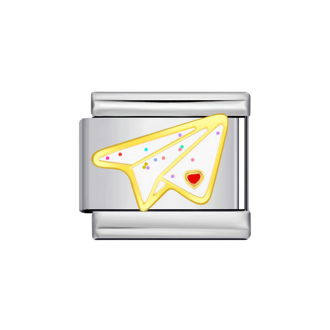 Paper Plane Charm