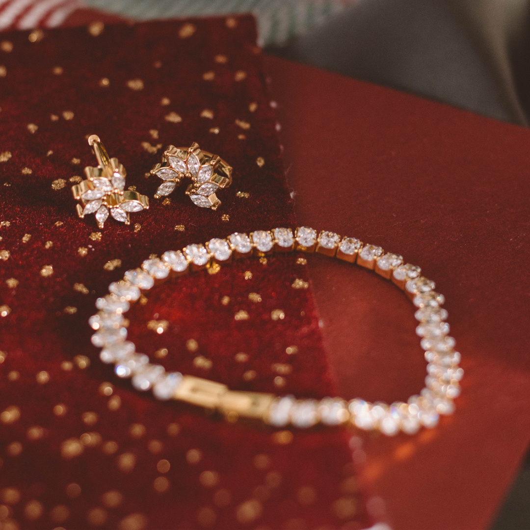 Tennis Bracelet with Zircons