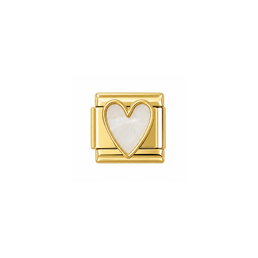 Maille Coeur Nacré