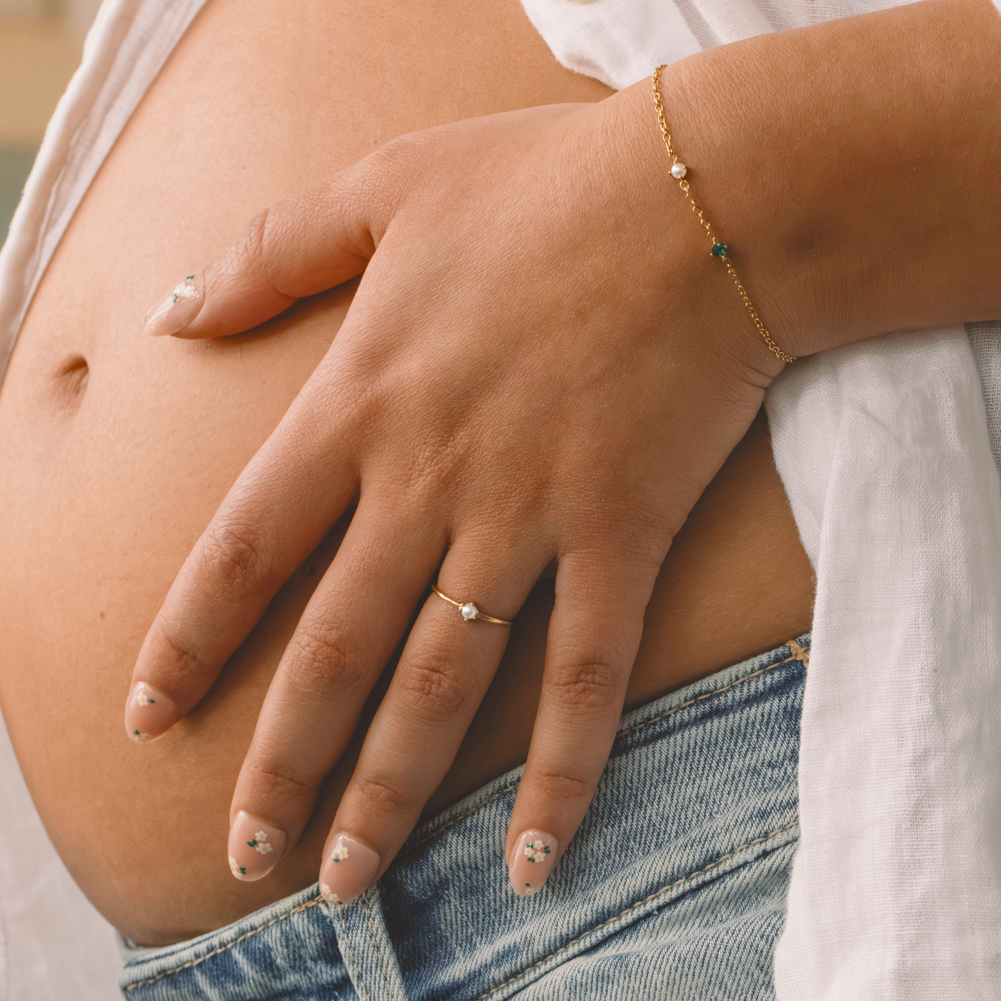 Bague de Trois Pierres Personnalisable