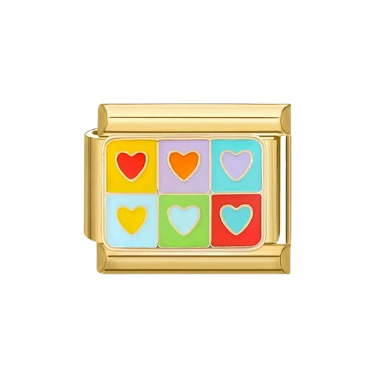 Maille Coeurs Pop Art