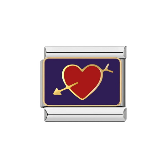 Maille Coeur avec Flèche