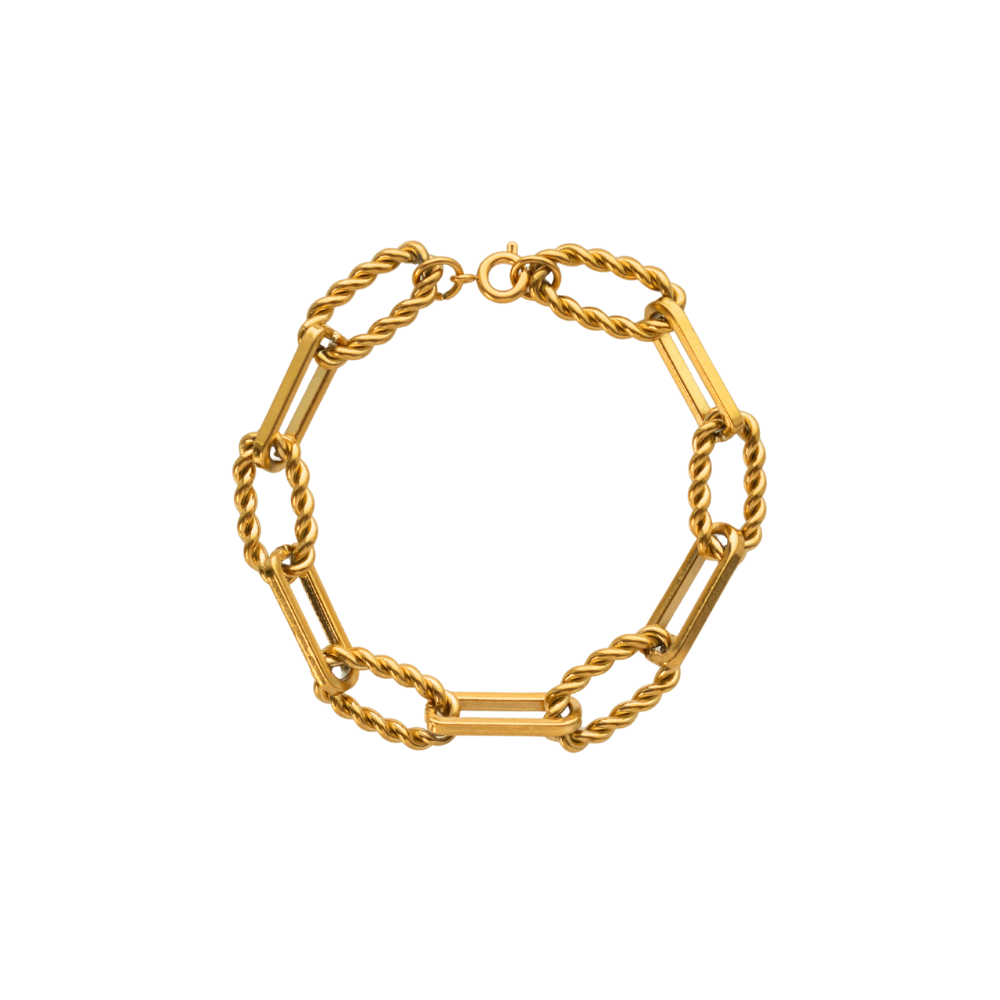 Twisted Paperclip Bracelet